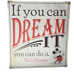 Disney Motivational Wall Art - Mickey Mouse